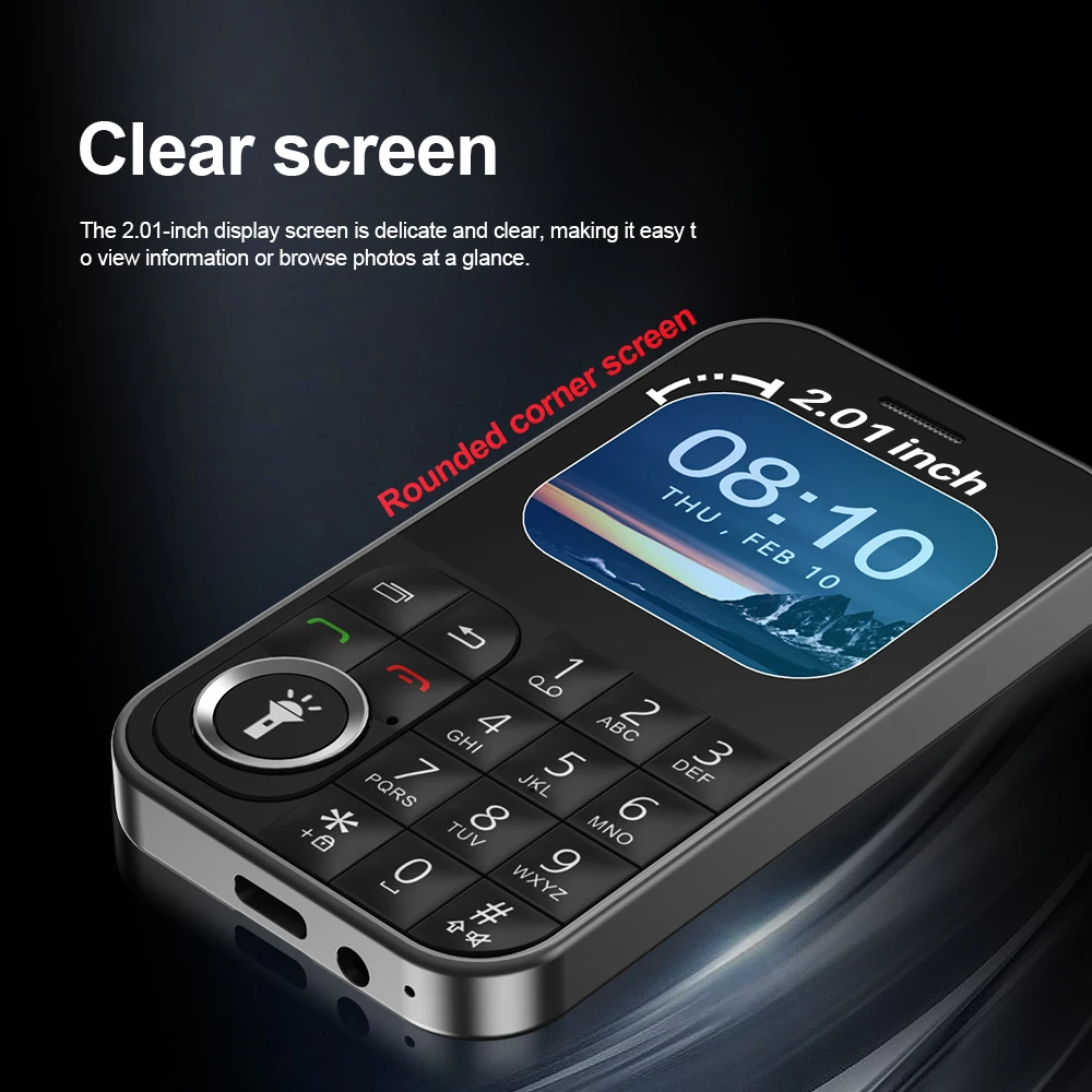 2024 SERVO V9 Model Small Mobile Phone 2G GSM 2 SIM Cards Magic Voice MP3/MP4 FM Radio 2.01inch Display Cheap Telephone Original 4
