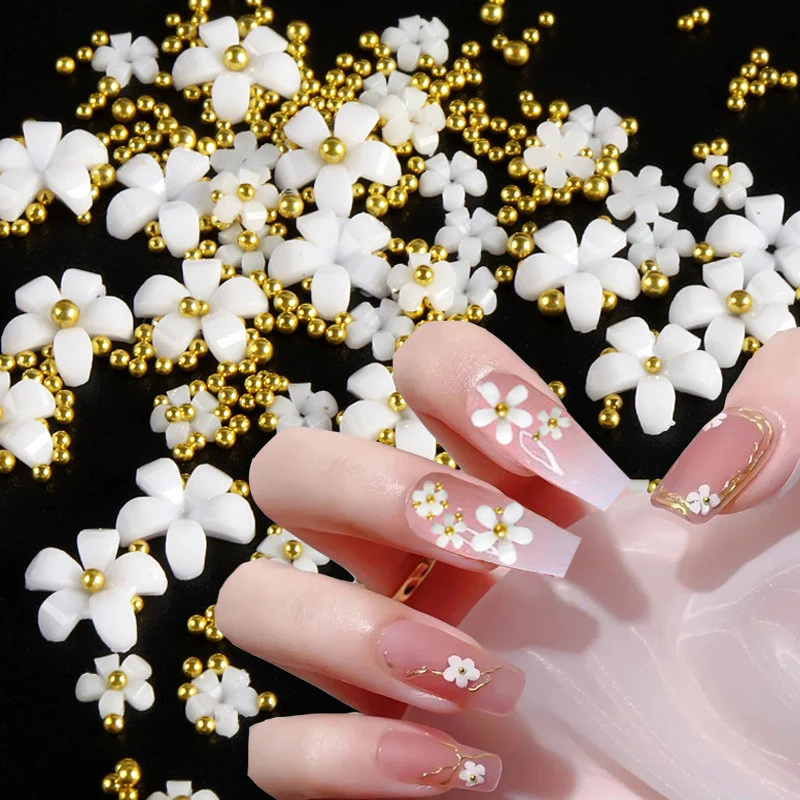  3D Flowers for Nails Charms for Acrylic Nail Gems