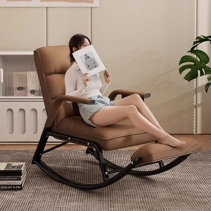 

Rocking Vanity Living Room Chair Ergonomic BalconyMinimalist Single Chair Relaxing Garden Party Sillas Restaurante Furniture