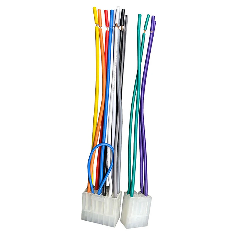 2Pcs Car Radio Stereo CD Player Wiring Harness Cable Installation Kit Toyota Car Accessories Supplies Products