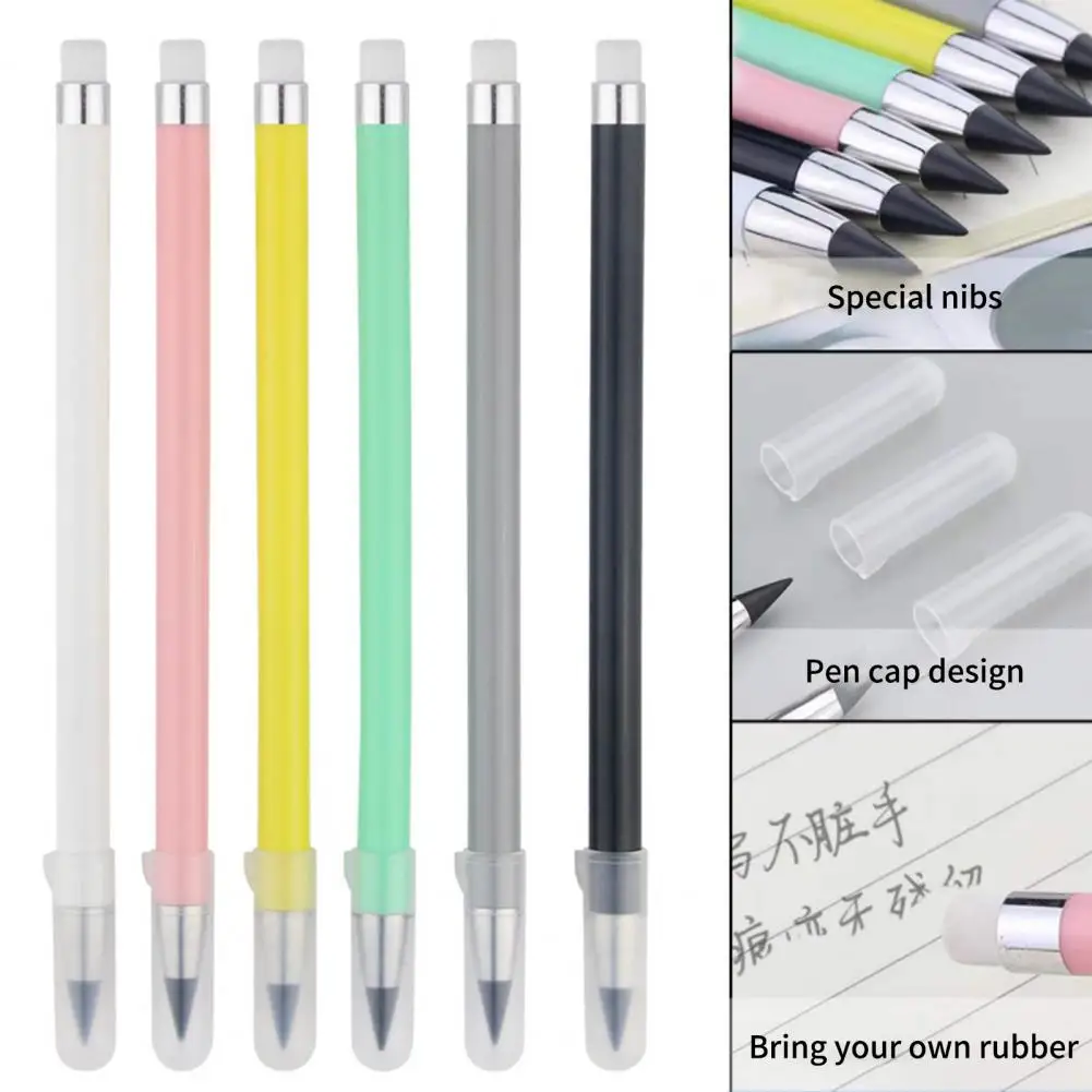 

Eternal Pencil Inkless Long Lasting Smooth Writing Lightweight Erasable Writing Pen School Supplies