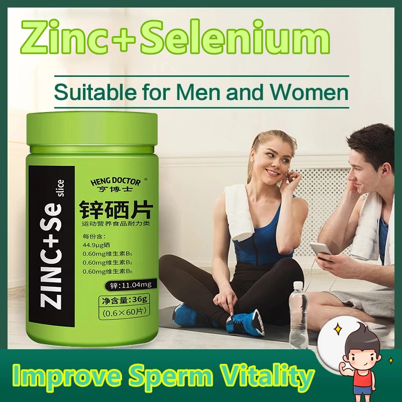 Zinc Selenium Capsules Improve Sperm Vitality and Strong Muscle Non GMO
