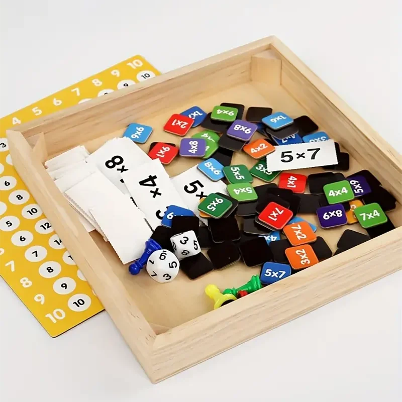 Multiplication magnetic Board for Children Cognitive Math toy for Kids Educational Cognitive Toy Early Montessori Toys