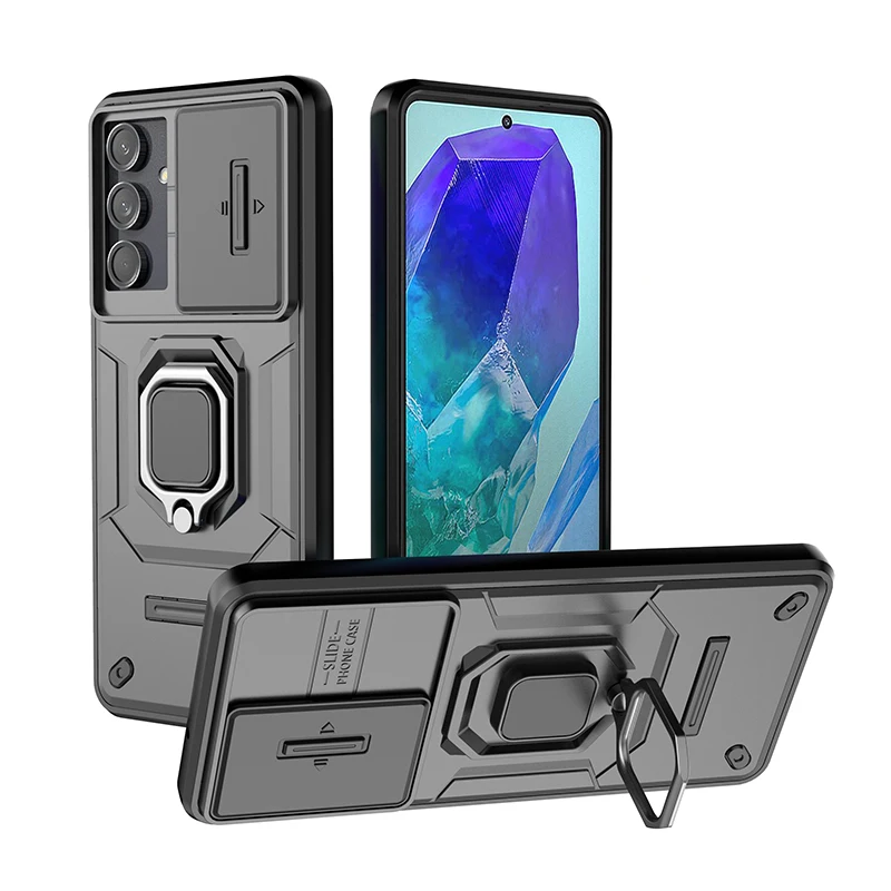 Battle Bear Military Grade Anti-Drop Case with Sliding Window and Ring Stand