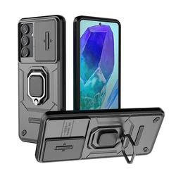 Battle Bear Military Grade Anti - Drop Case with Sliding Window and Ring Stand - M34 5G (Black)