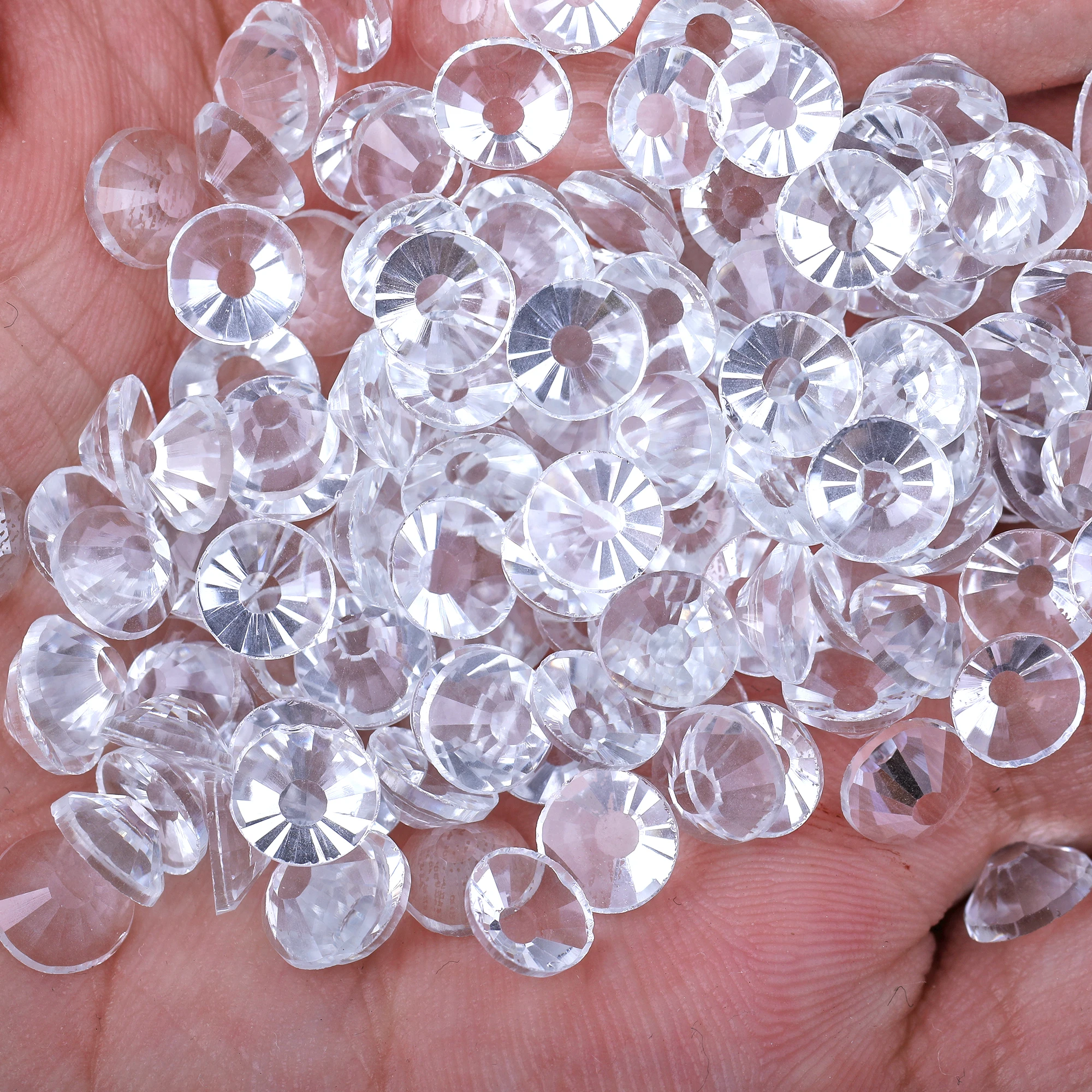 Radiant Crystal AB Hotfix Rhinestones - Premium Iron-On Sparkle