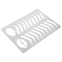 Eyebrow Template Stencil Mold Draw Board Practice Stainless Steel Shaping Drawing Shape 1