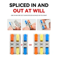 10PCS Quick Electrical Wire Connectors Universal Compact Splicing Terminal Blocks Push-in Home Cable Connectors - Image 5