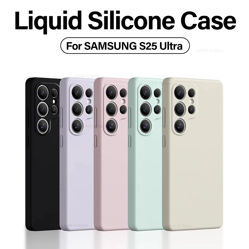 Enhanced Liquid Silicone Shockproof Phone Case | Ultra-Soft TPU Protection Cover