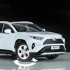 1:24 Toyotas RAV4 SUV Alloy Car Model Diecasts Metal Toy Vehicles Car Model Sound and Light Simulation Collection Childrens Gift 4