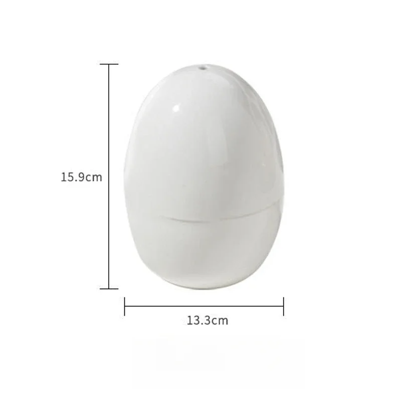 Microwave Egg Steamer Boiler Cookware Easy and Fast 5 Minutes Hard or Soft Kitchen Cooking Tools with A Capacity of 4 Eggs