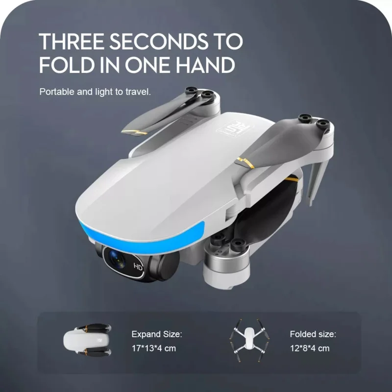 S6S 미니 5G 와이파이 브러시리스 GPS 드론, 4K 전문 듀얼 HD EIS 카메라, 라이트 플로우 접이식 쿼드콥터, RC 헬리콥터 완구, 신제품