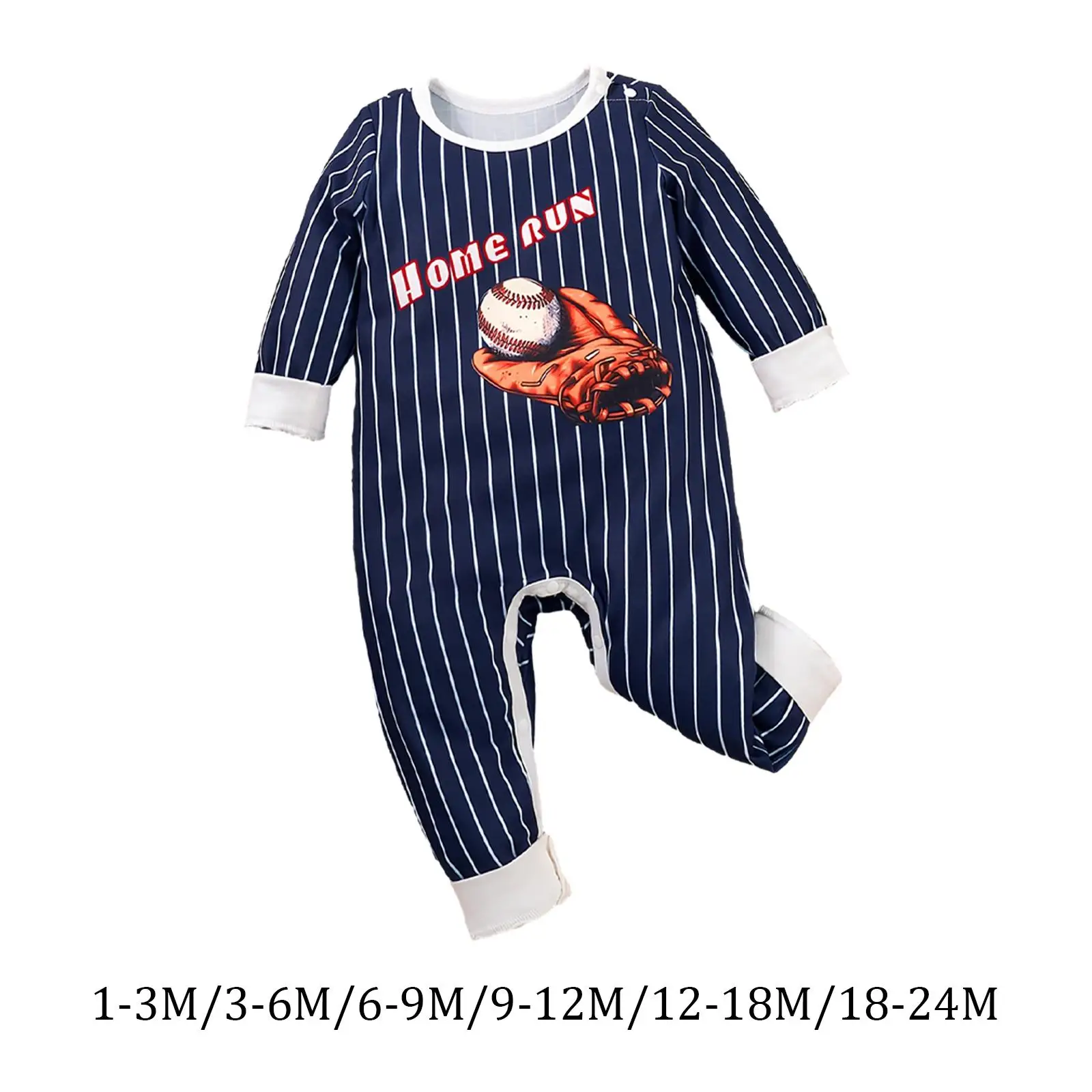 

Baby Clothing Striped Print Jumpsuit Comfortable Cute Casual Spring Autumn Long Sleeve Climb Clothing Bodysuit for Kids Newborn