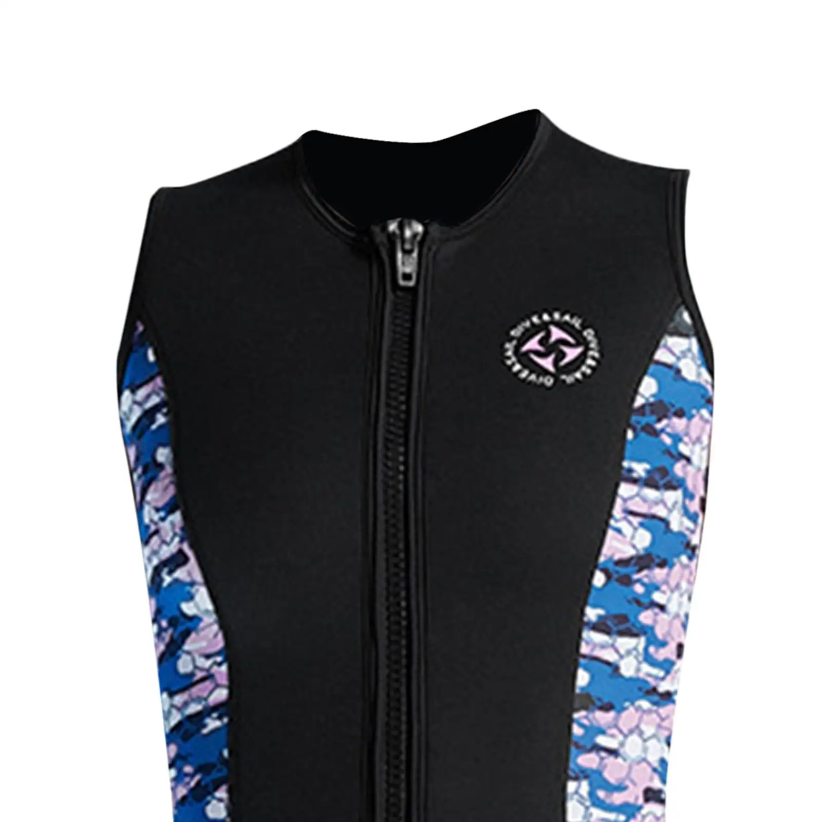 Women Wetsuit Top 3mm Diving Vest Thermal for Water Sports Canoeing Swimming