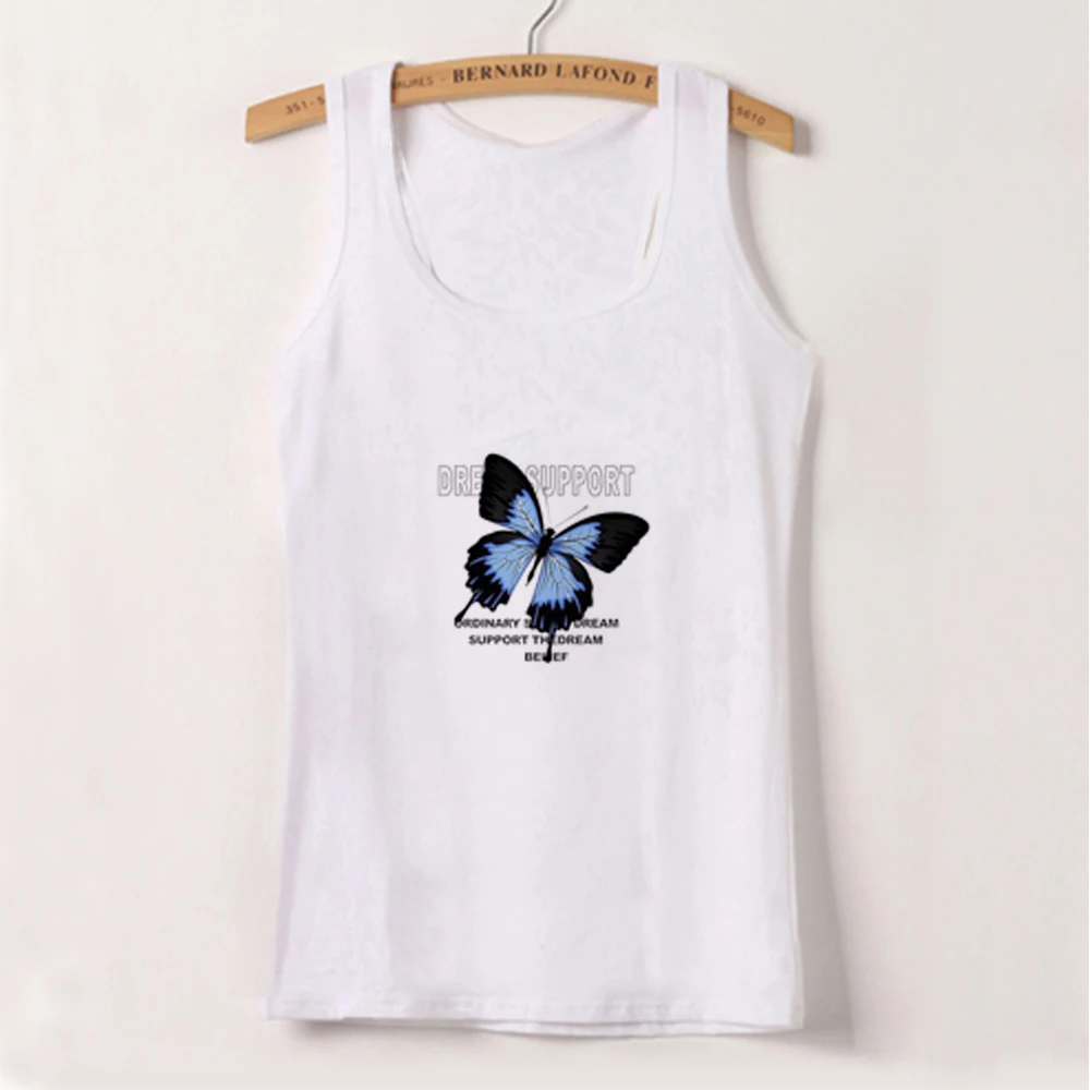 Full-shoulder cotton short-sleeved T-shirt women summer new spice girls high waist slim short crop clothes sweet and spicy