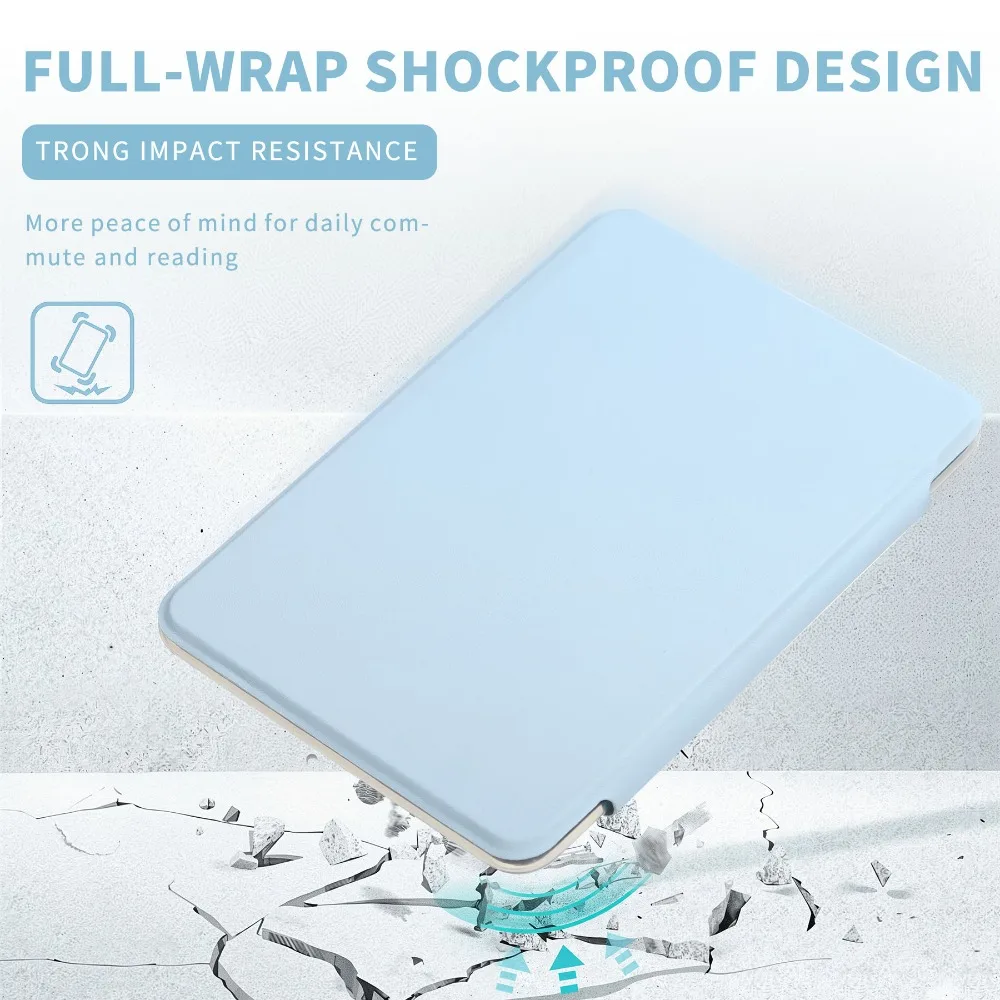 Premium Smart Case with Clear Soft TPU Back Cover