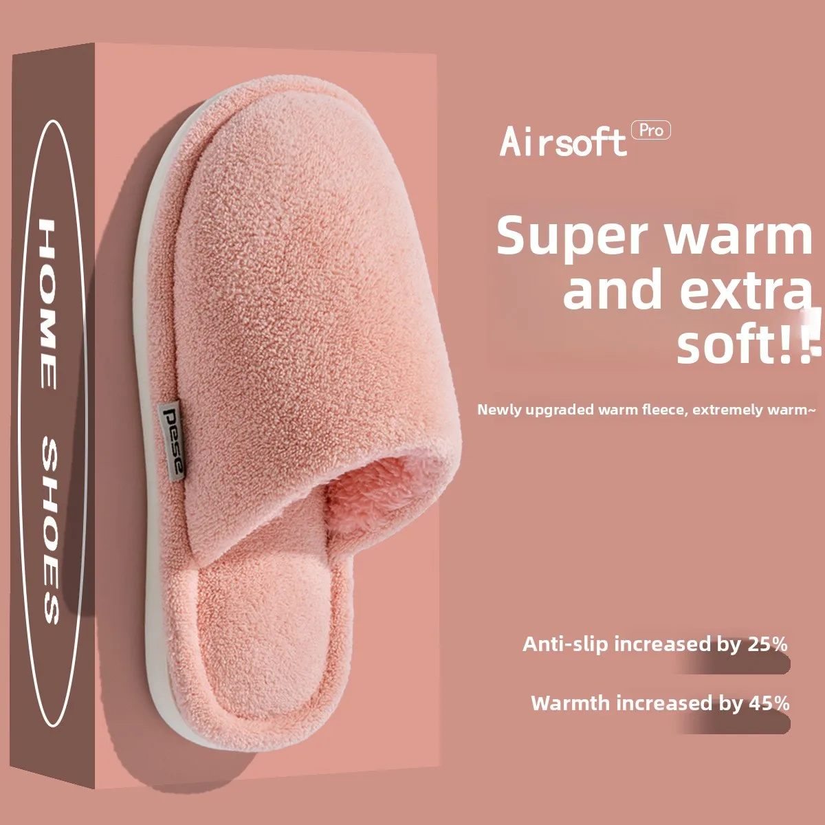 Chinelos de Aodão Impermeáveis Fs para Outono e Inverno, Quentes, Antiderrapantes, com Sola ssa, para Uso Externo...