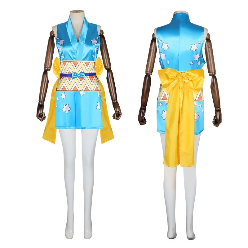 

One Piece Nami Cosplay Costume Kimono Dress Outfits Fantasia Anime Girls Halloween Carnival Party Roleplay Disguise Clothes