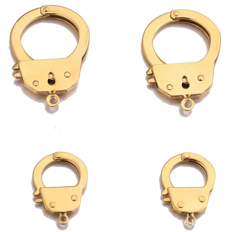 Chic Customizable Hypoallergenic Durable Affordable Versatile 18K Gold Plated Stainless Steel Charm Accessories DIY Jewelry 7