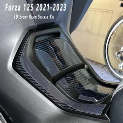 Forza125 Accessories 3D Epoxy Resin Sticker Kit Protection For Honda Forza 125 2021 2022 2023