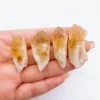 Natural Rough Citrine Point Crystal Quartz Cluster Raw Stone Mineral Specimen Energy Healing Rock Ornament Homegarden Decoration 4