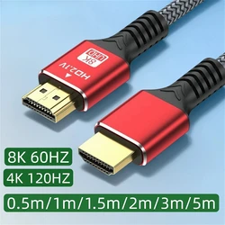 Ultra High - Speed 8K HDR HDMI - Compatible Cable with 3D Video Effect - 3m (HDMI 8K)