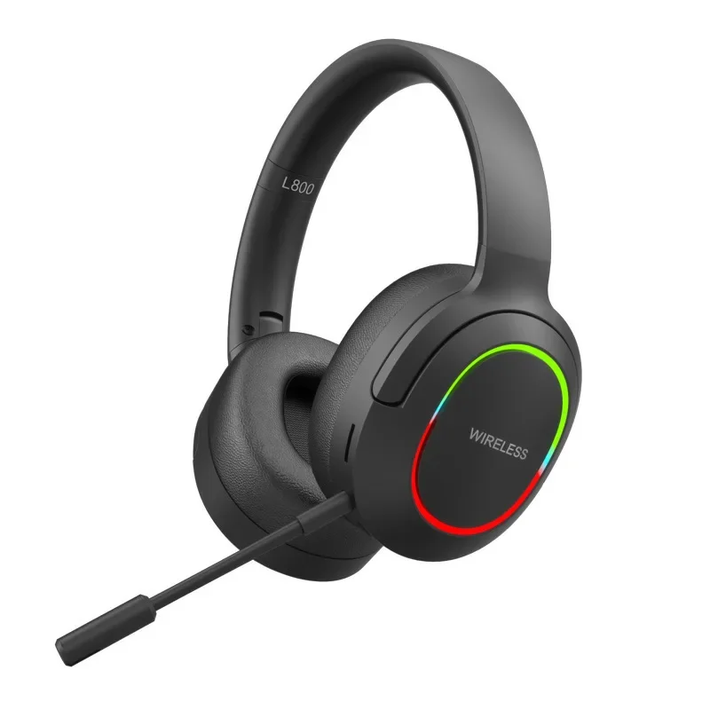 L800 Headsets Gamer Headphones Blutooth Surround Sound Stereo Wireless Earphone USB With Colourful Light PC Laptop Headset