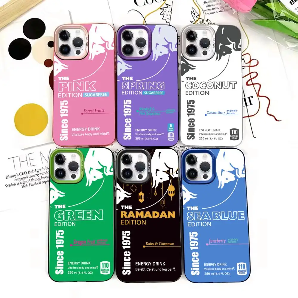 Fashion Red Anti-Fall Matte Back Phone Case