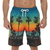 Men Summer Board Shorts 3D Printed Beach Shorts Pants Swimsuit Woman 2023 New Swim Trunks Beach Volleyball Sport Gym Short Pants 2