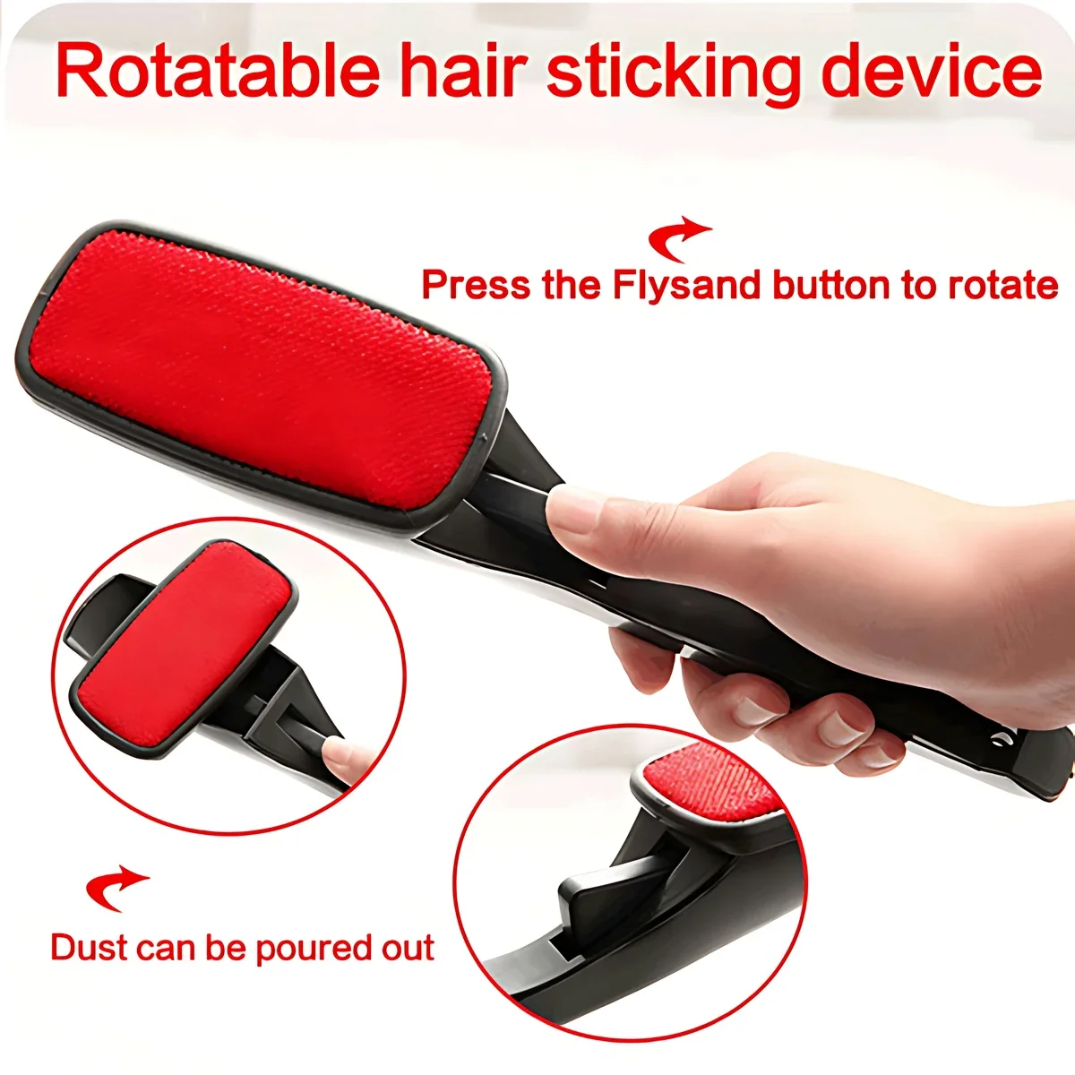 STONEGO Creative Rotatable Wool Coat Removal Brush Cashmere Coat Electrostatic Adsorption Dust Brush Household Cleaning Supplies cleaning tools lint remover brush clothing cleaner brush