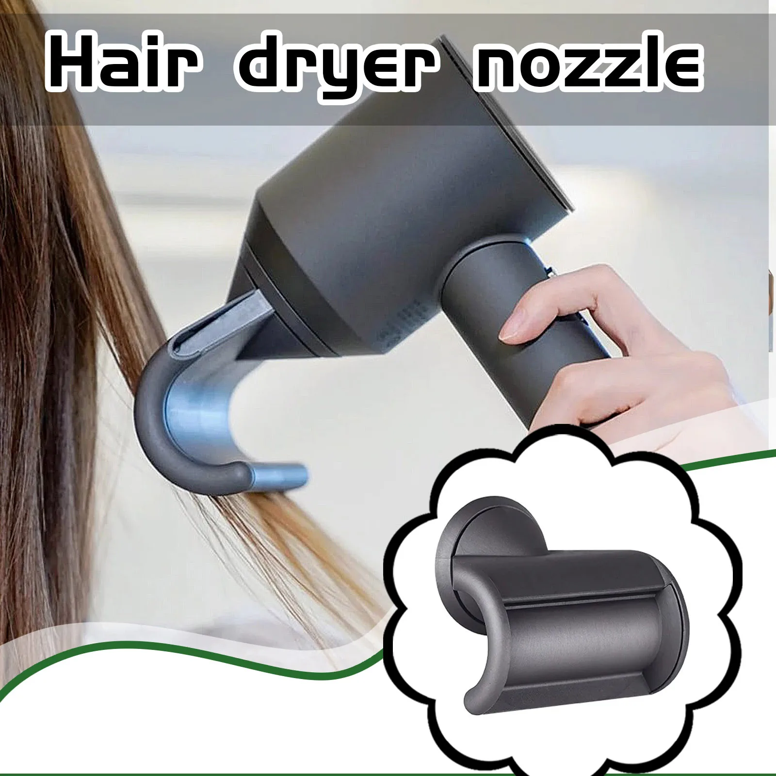 Hair Dryer Diffuser Magnetic Hood Shape Anti-Flying for Hair Dryer Hd08 03