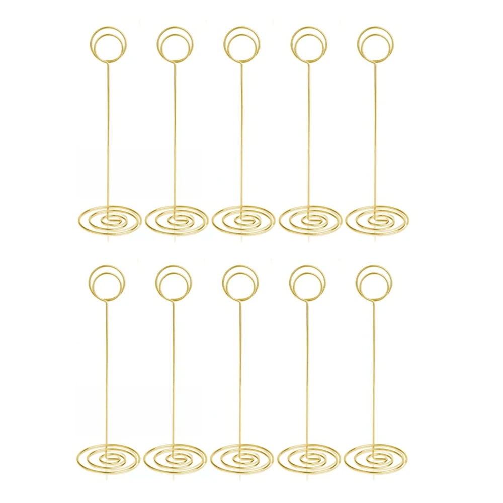 

Table Number Holders 10Pcs - 8.75 Inch Place Card Holder Tall Table Number Stands for Wedding Party Graduation Reception