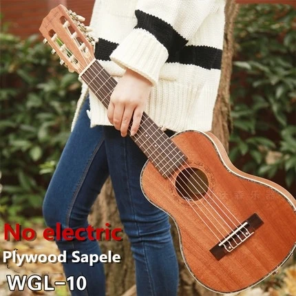 Mini Guitar Anfilia 28 Inch Mini Acoustic Electric Guitalele 6 String