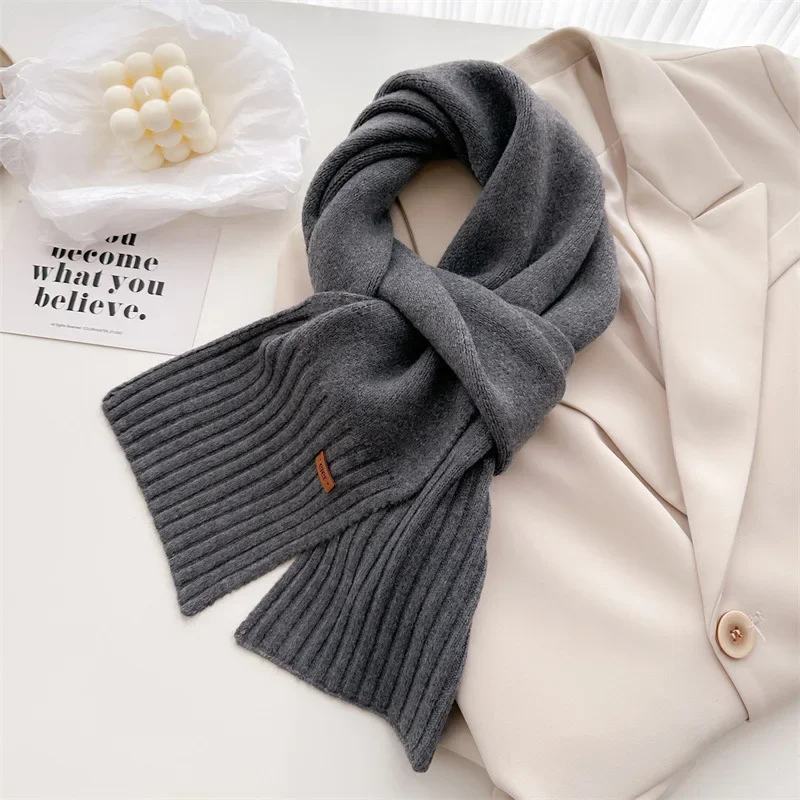 thumbnail image 1 of Bufanda cálida de cachemira sólida con nuevo diseño de moda para invierno para hombres y mujeres, chal, pañuelo para el cuello, bufandas de imitación de cachemira, bufanda, 1 of 4