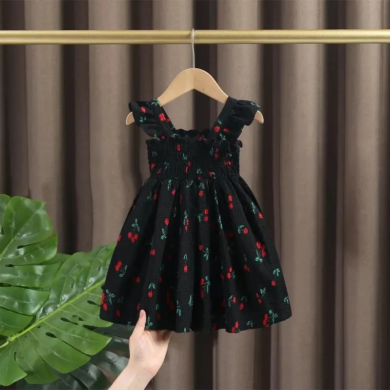 ★2025SS新作★EXPIRED GIRL★Frill Dot Dress Amazon.com: Arshiner Girls Trendy Dress Swiss Dot Ruffle