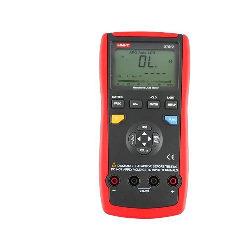 

UNI-T UT612 100 kHz Handheld LCR Meter Capacitance Resistance Tester