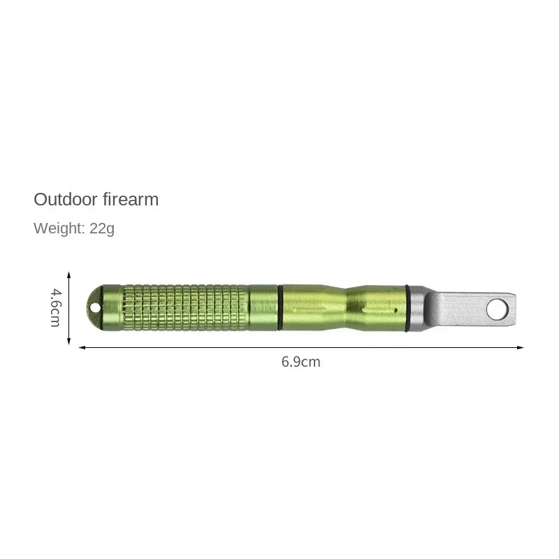 New Outdoor Survival Waterproof Lighter Portable Adventure Camping Cigarette Accessories Men's Small Gift Tool 3
