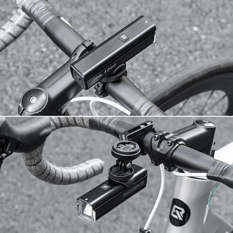 ROCKBROS 1000LM Rechargeable Aluminum Bike Light