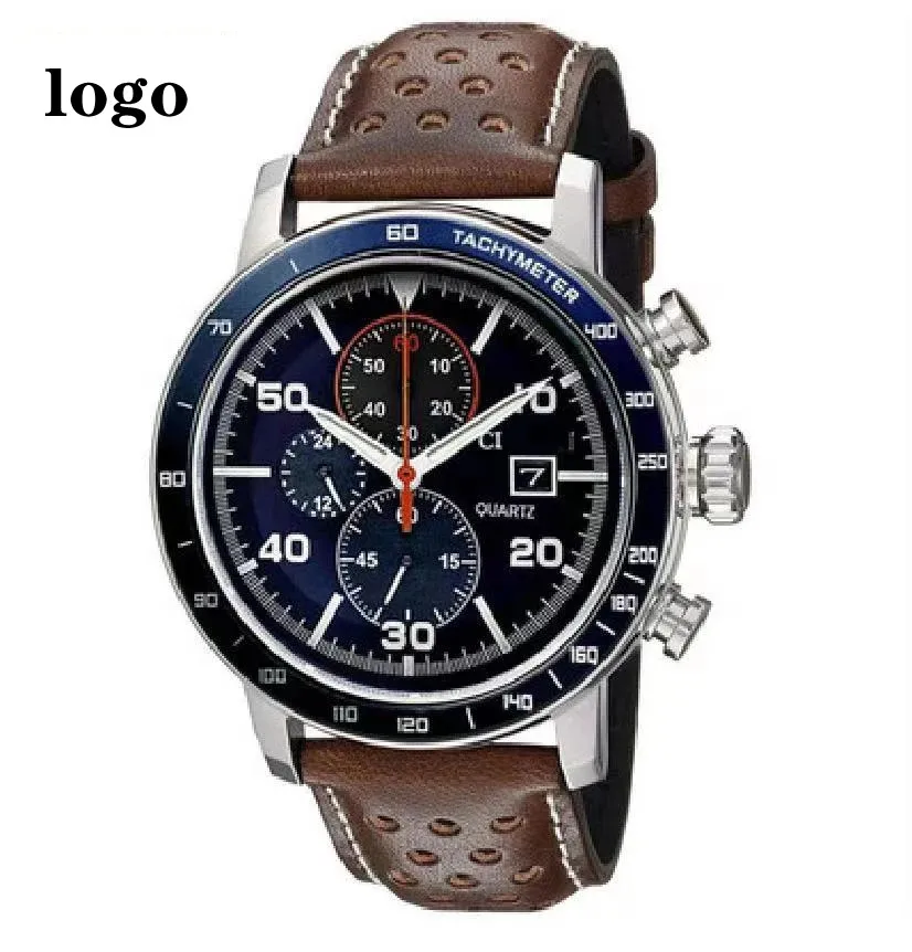 

Top Brand Men Watches Luxury Trend Quartz Clock Waterproof Multi Function Strap Fancy Round Stainless Mechanical