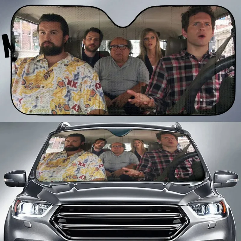 

Always Sunny In Philadelphia Driving Auto Sun Shade