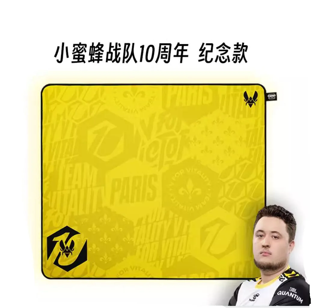 

Xtrfy Vitality Team Limited Edition Game Esports Mouse Pad GP4 Fine Smooth Large FPS Cloth Pad CSGO Chicken Eating GP4 Mouse Pad