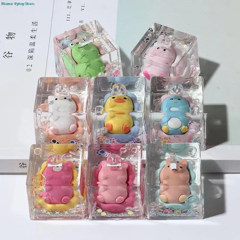 

1pc Luminous Mini Square Doll Toys Phone Case Jewelry Decoration DIY Handmade Hair Accessories Headrope Hole Shoes Keychain