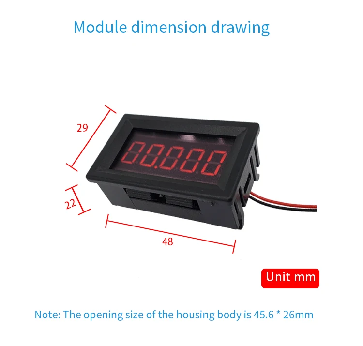5-bit high-precision DC digital display digital milliamp microampere ammeter hea