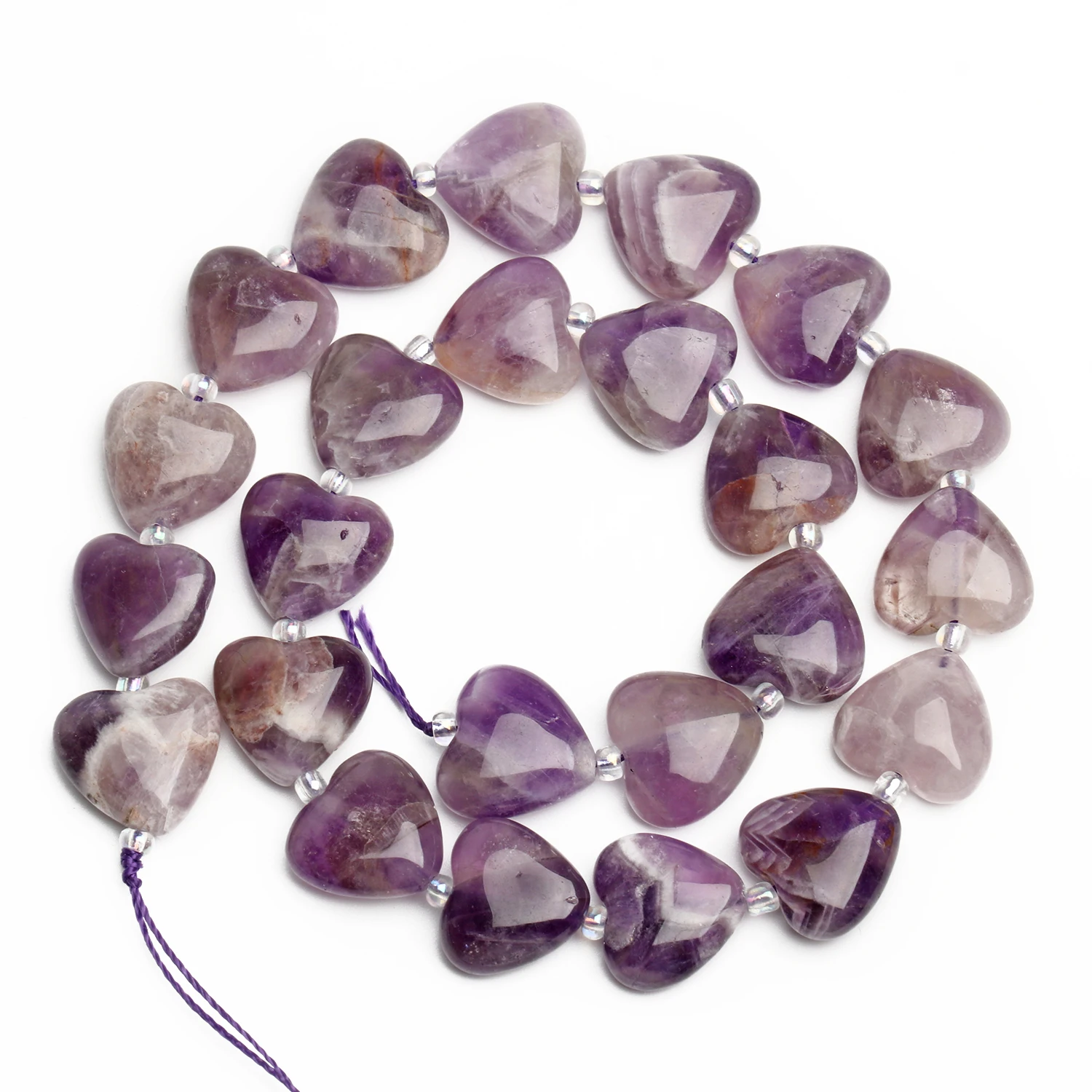 14mm aa Liebe Herz Naturstein Amethyst Lapislazuli Amazonit lose Perlen für Schmuck machen DIY Armband Ohrringe Zubehör – Detail 11