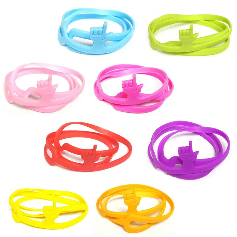 Hot Sale New Cute Silicone Finger Pointing Bookmark Book Mark Office Supply Funny Gift