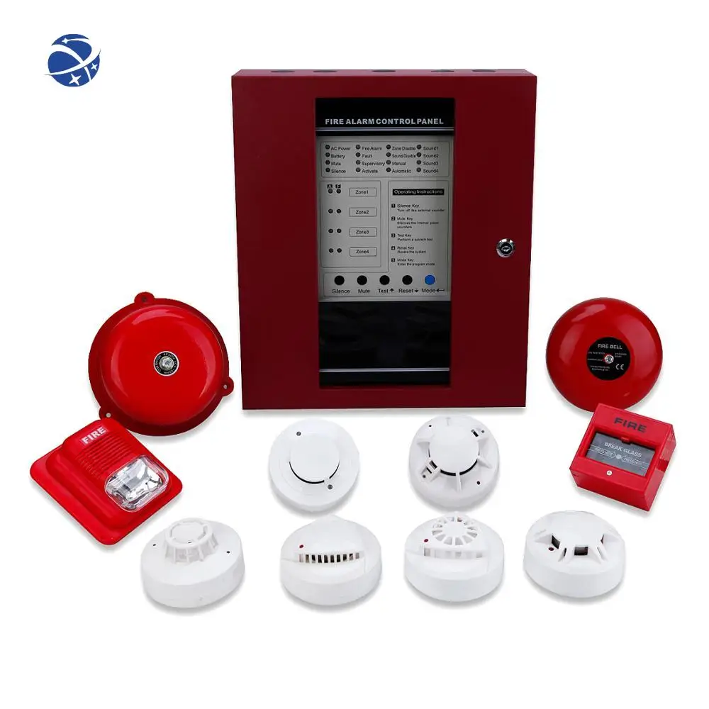 

YYHC Hot Selling Fire Alarm Smoke Detector System 4/8/16 Zones Conventional Fire Alarm Control Panel System