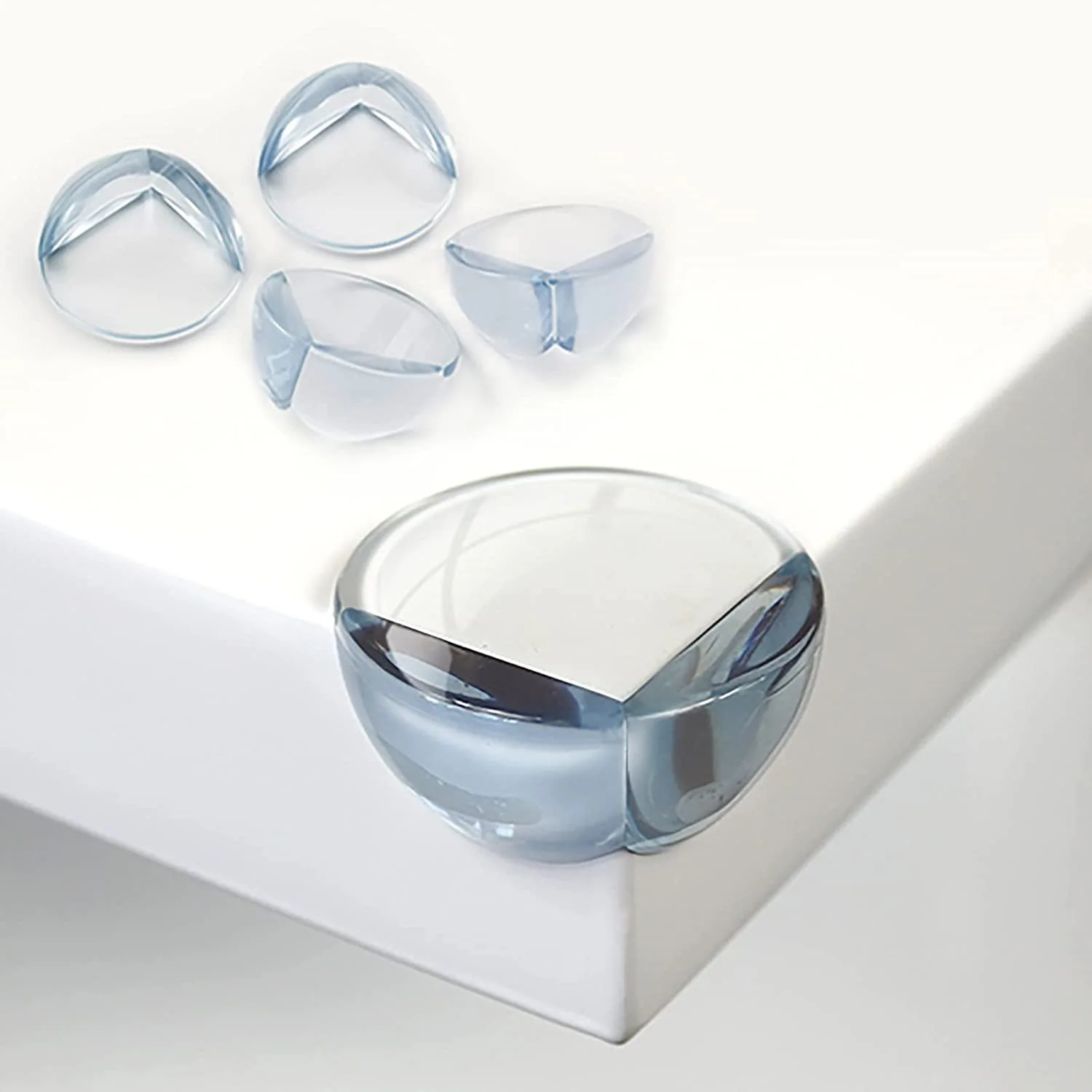 Description Picture 4 of itemChildren Baby Safety Silicone Protector Table Corner Edge Protection Cover Soft Transparent Children Anticollision Edge Guards
