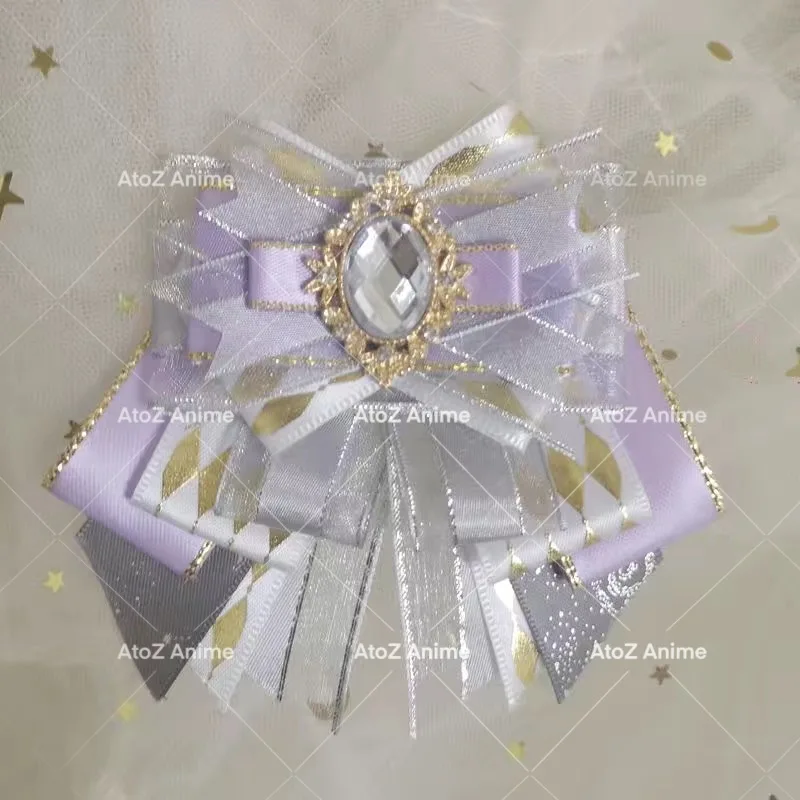 Sangonomiya Kokomi Lolita Bow Bag Decoration Genshin Impact Handmade Breastpin Anime Game Accessories Gifts Free Shipping Items