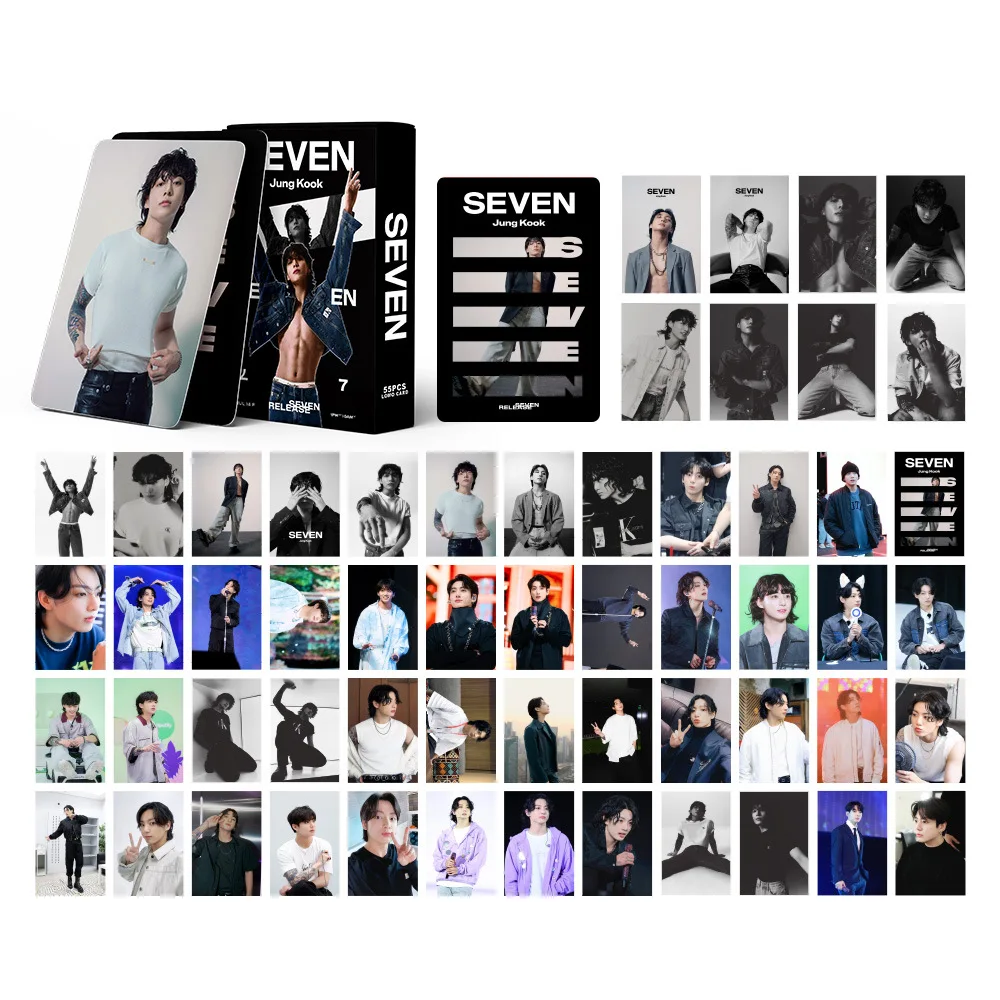 Collectible Cards 55pcs/Set Kpop Me Myself Lomo cards JK seven SOWOOZOO Photocards For fan Idol HD