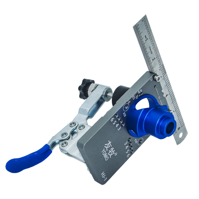 목공 구멍 드릴링 가이드 로케이터, 고정장치 목재 구멍 오프너 템플릿, 문짝 캐비닛 도구 세트, 35mm 힌지 보링 지그